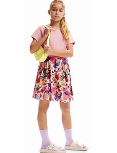 Otroška obleka Desigual roza barva