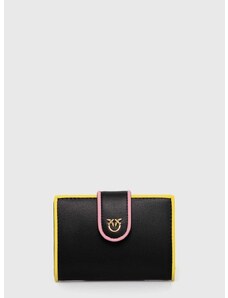 Usnjena denarnica Pinko ženska, črna barva, 102840 A1K1