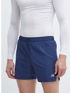 Kratke hlače za tek New Balance mornarsko modra barva, MS41286NNY