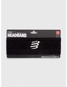 Naglavni trak Compressport Headband On/Off črna barva, XBNU3909
