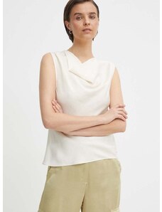 Majica Calvin Klein ženska, bež barva, K20K207036