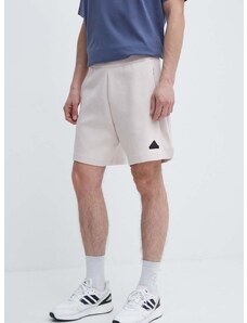 Kratke hlače adidas Z.N.E moške, bež barva, IR5239