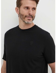 Kratka majica Karl Lagerfeld moška, črna barva, 542221.755055