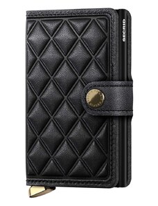 Usnjena denarnica Secrid črna barva, MEd-Black