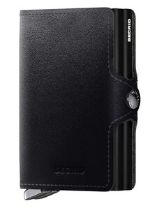 Usnjena denarnica Secrid črna barva, TDu-Black
