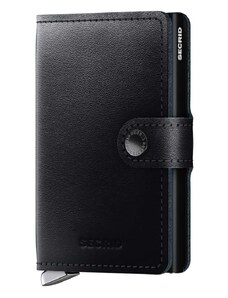 Usnjena denarnica Secrid črna barva, MDu-Black