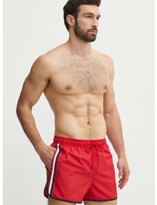 Kopalne kratke hlače Tommy Hilfiger moške, rdeča barva, UM0UM03217