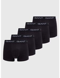 Boksarice Gant 5-pack moški, črna barva