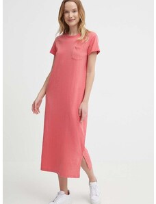 Bombažna obleka Polo Ralph Lauren roza barva, 211935607