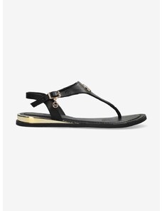Usnjeni sandali Mexx Nyobi ženski, črna barva, MICY1605741W