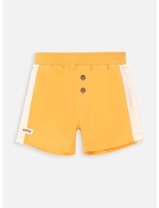 Kratke hlače za dojenčka Coccodrillo rumena barva