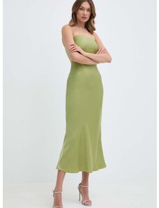 Obleka Bardot CASETTE zelena barva, 59155DB