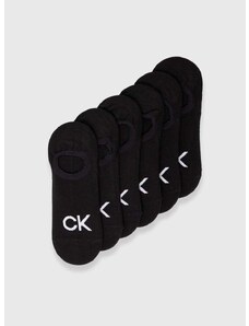 Nogavice Calvin Klein 6-pack moške, črna barva, 701220501