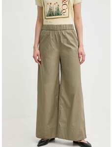 Bombažne hlače MAX&Co. zelena barva, 2416131084200