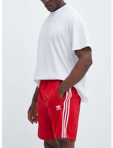 Kratke hlače adidas Originals moške, rdeča barva, IM9421