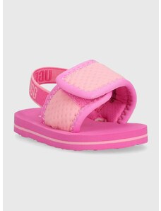 Otroški sandali UGG I LENNON SLINGBACK roza barva