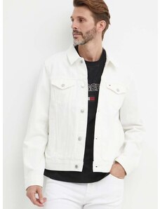 Jeans jakna Tommy Hilfiger moška, bela barva, MW0MW34522