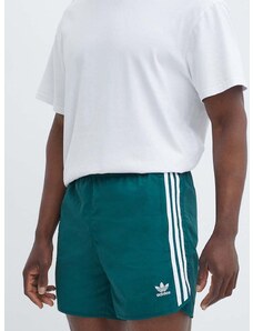 Kratke hlače adidas Originals moške, zelena barva, IM9416
