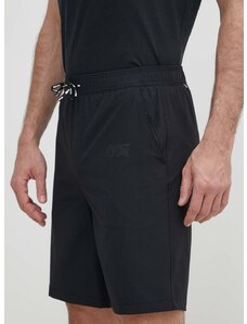Pohodne kratke hlače Picture Lenu Stretch črna barva, MSH099