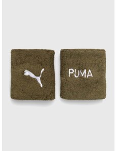 Trak za zapestje Puma Fit 2-pack zelena barva, 054305
