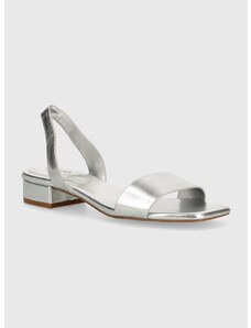 Usnjeni sandali Aldo Dorenna ženski, srebrna barva, 13740415.Dorenna