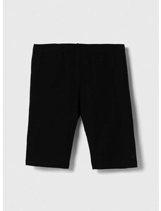 Otroške kratke hlače United Colors of Benetton črna barva