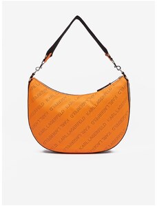 Orange women's handbag KARL LAGERFELD Moon MD Shoulderbag - Women