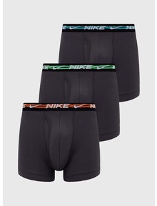 Boksarice Nike 3-pack moški, črna barva
