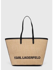 Torbica Karl Lagerfeld bež barva