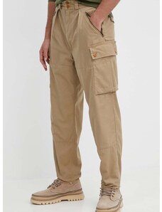 Bombažne hlače Polo Ralph Lauren zelena barva, 710924110