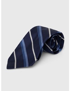 Svilena kravata Polo Ralph Lauren mornarsko modra barva, 712926093