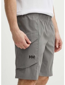 Pohodne kratke hlače Helly Hansen Vista siva barva
