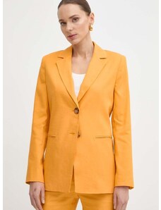 Lanen suknjič Marella oranžna barva, 2413041022200