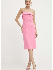 Obleka Bardot GEORGIA roza barva, 53007DB1