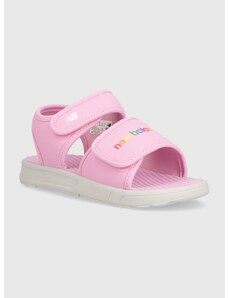 Otroški sandali New Balance SYA750C3 roza barva