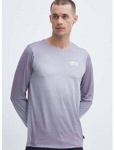 Športna majica z dolgimi rokavi Picture Osborn Printed vijolična barva, MTS1074