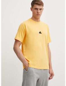 Kratka majica adidas Z.N.E moška, rumena barva, IR5238
