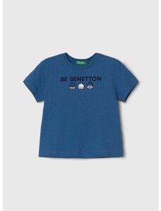 Otroška bombažna kratka majica United Colors of Benetton