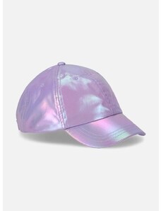 Otroška baseball kapa Coccodrillo vijolična barva
