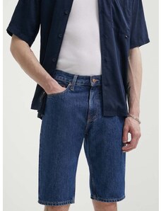 Jeans kratke hlače Tommy Jeans moške, mornarsko modra barva, DM0DM18802