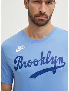 Bombažna kratka majica Nike Brooklyn Dodgers moška