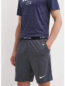 Kratke hlače Nike New York Yankees moške, siva barva