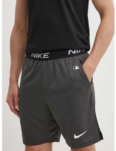 Kratke hlače Nike New York Mets moške, siva barva