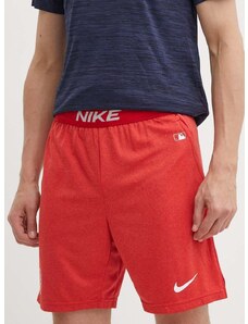 Kratke hlače Nike Boston Red Sox moške, rdeča barva