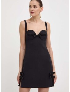 Obleka Elisabetta Franchi črna barva, AB65042E2