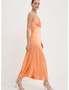 Obleka Marella oranžna barva, 2413221502200