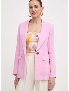 Lanen suknjič Marella roza barva, 2413041094200