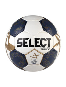Rokometna žoga Select Ultimate EHF Liga Prvakov Replica White/Blue, velikost 2