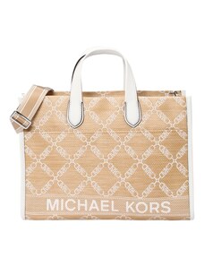 MICHAEL Michael Kors Ročna torbica 'GIGI' bež / bela