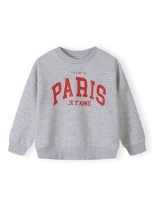 MINOTI Majica siva / krvavo rdeča